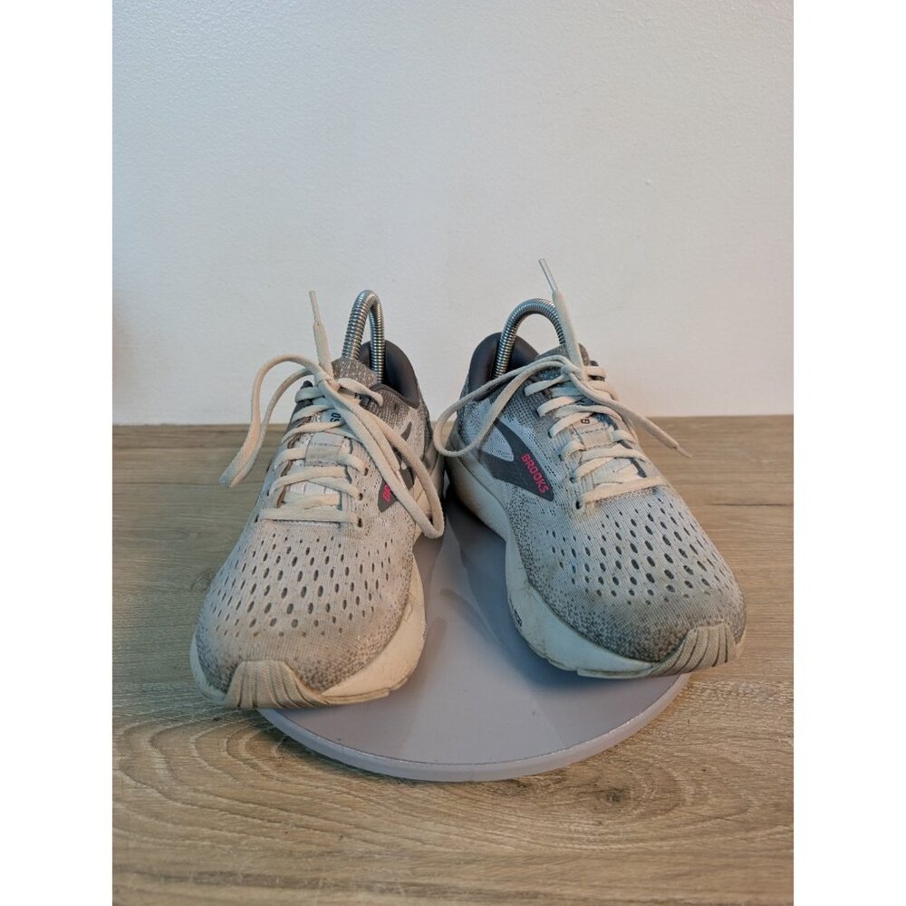 Brooks Ghost 16 Women's Running Shoes 8 1204071B006 Sneaker Gray Pink Athletic